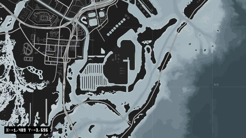 Turkey Point Nuclear Power Station [X: -1489, Y: -3696]