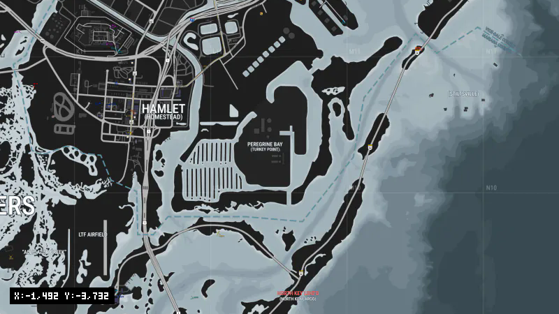 Turkey Point Nuclear Power Station [X: -1492, Y: -3732]