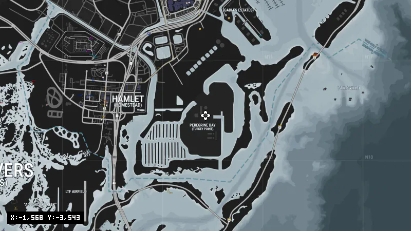 Turkey Point Nuclear Power Station [X: -1568, Y: -3543]