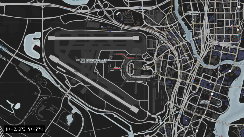 FAA Miami ATCT (MIA) [X: -2373, Y: -774]