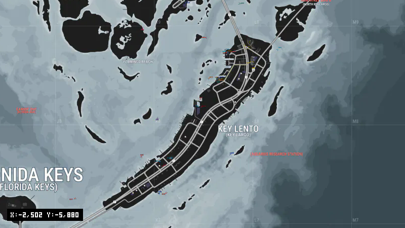 4JV2+8P6 Key Largo [X: -2502, Y: -5880]