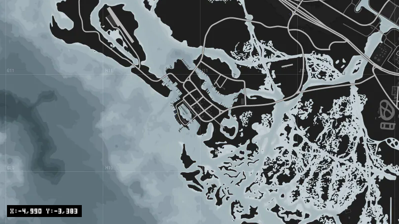 Cedar Key Police Department [X: -4990, Y: -3383]