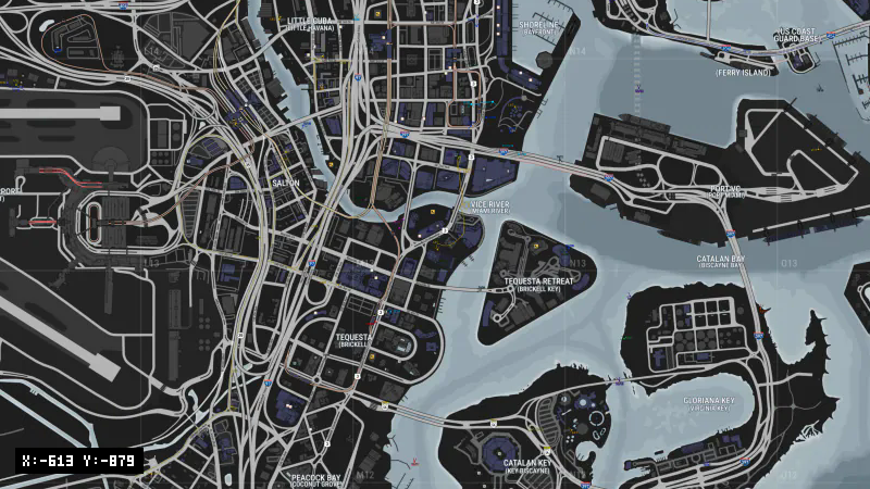 QR85+WWQ Miami [X: -613, Y: -879]