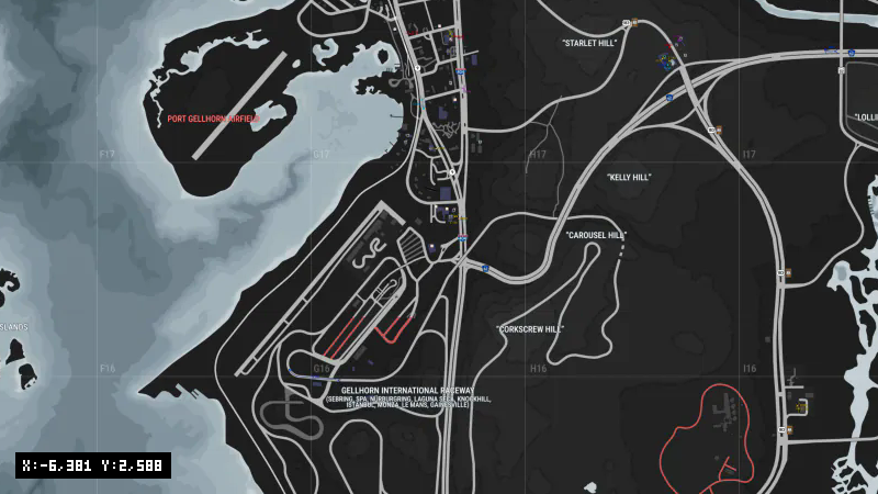 FJ2R+55R Sebring [X: -6381, Y: 2588]