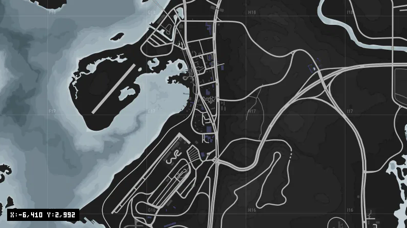 3218 East [X: -6410, Y: 2992]