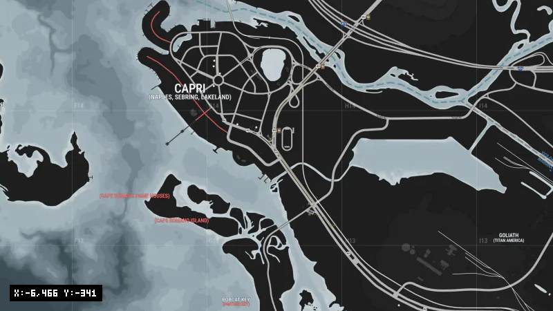 Welcome To Naples Sign [X: -6466, Y: -341]