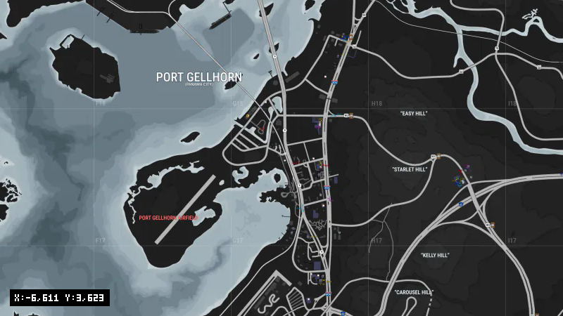 Waldo Amtrak Station [X: -6611, Y: 3623]