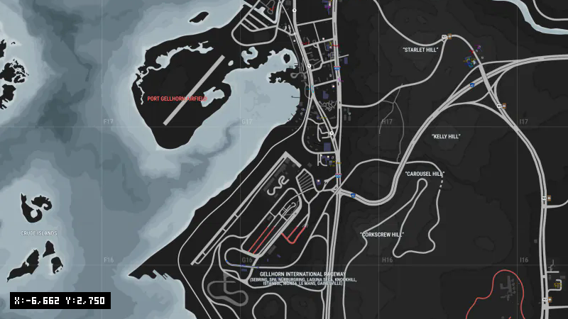 Gainesville Raceway [X: -6662, Y: 2750]
