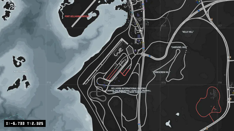 Sebring International Raceway [X: -6733, Y: 2325]