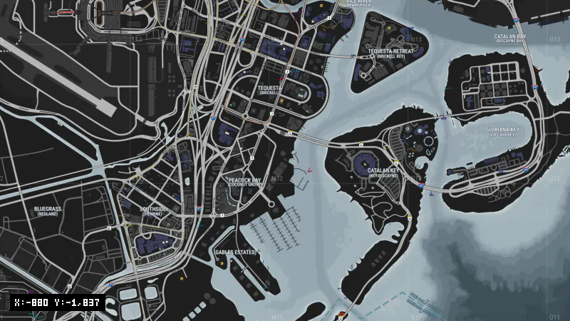 Shake-A-Leg Miami [X: -880, Y: -1837]