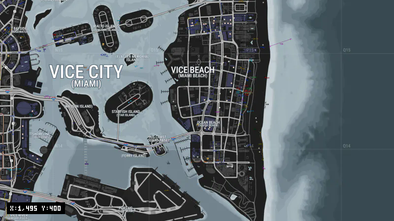 Vice Beach Police Department [X: 1495, Y: 400]