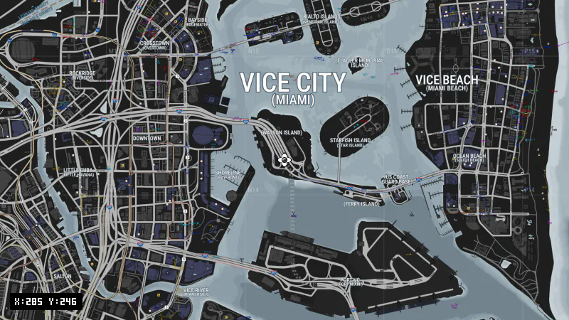 Port of Miami Tunnel [X: 285, Y: 246]