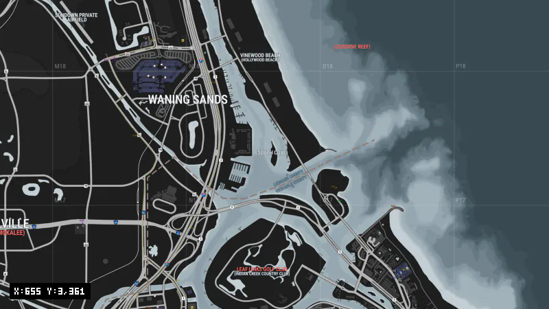 South Cove Natural Area [X: 655, Y: 3361]